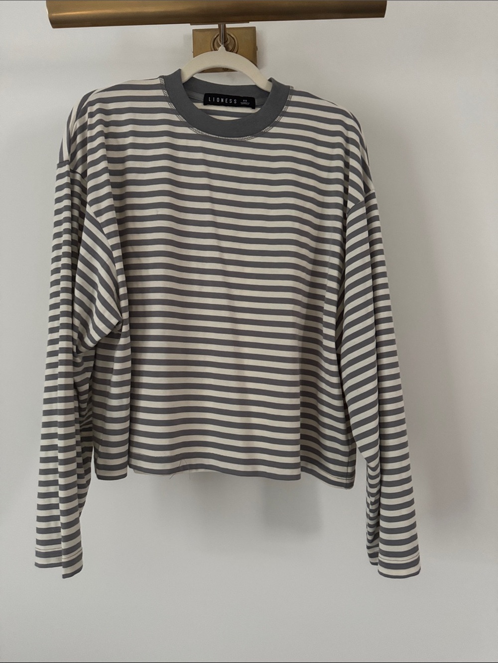 Lioness Gray Bloom Longsleeve | Ash Stripe | Size XS - Picture 4 of 9